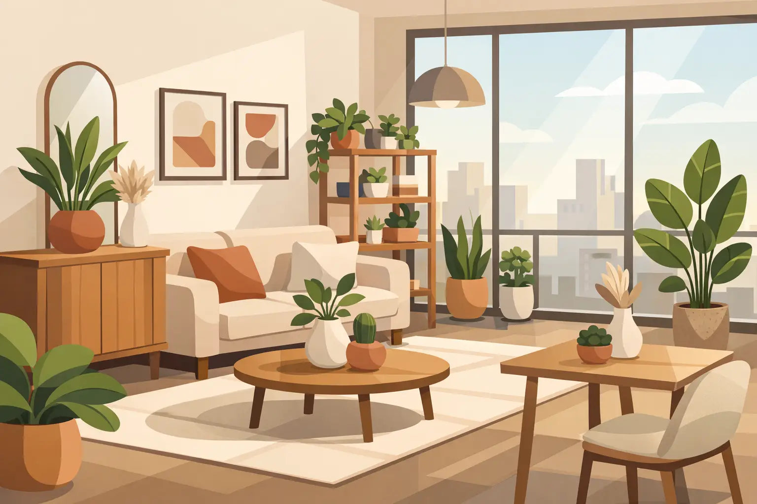 Como decorar apartamento com vasos