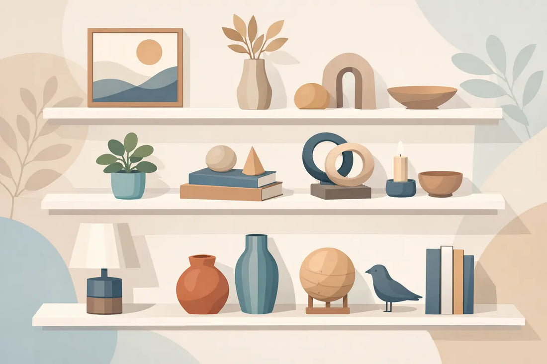 Objetos decorativos para estante: como escolher