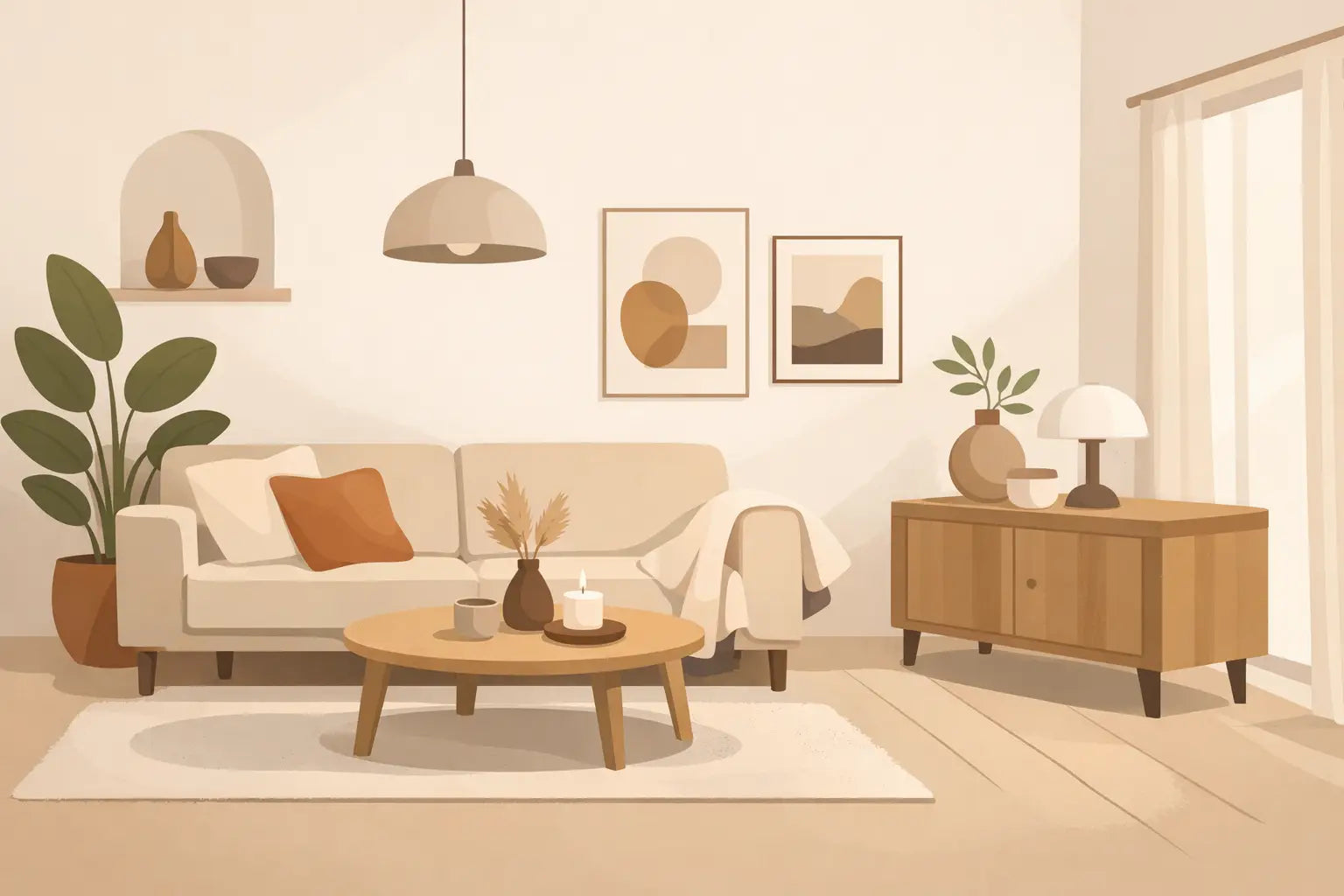 Decoração minimalista para casa sem frieza