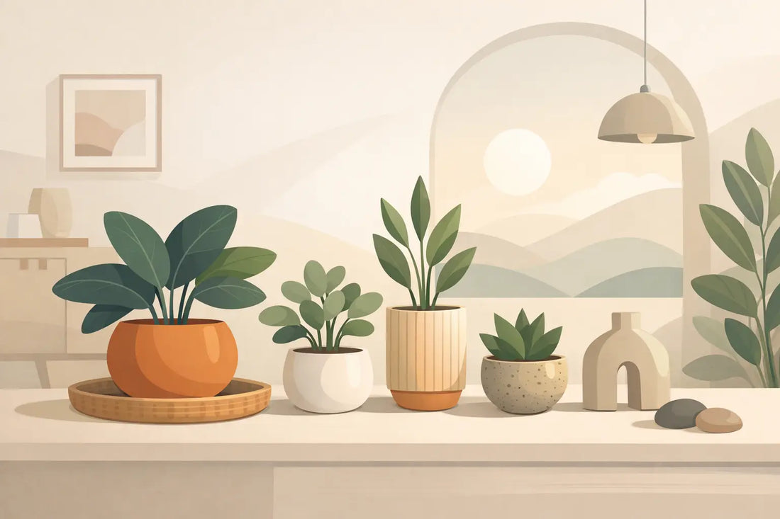 Cachepots decorativos para uma casa mais calma