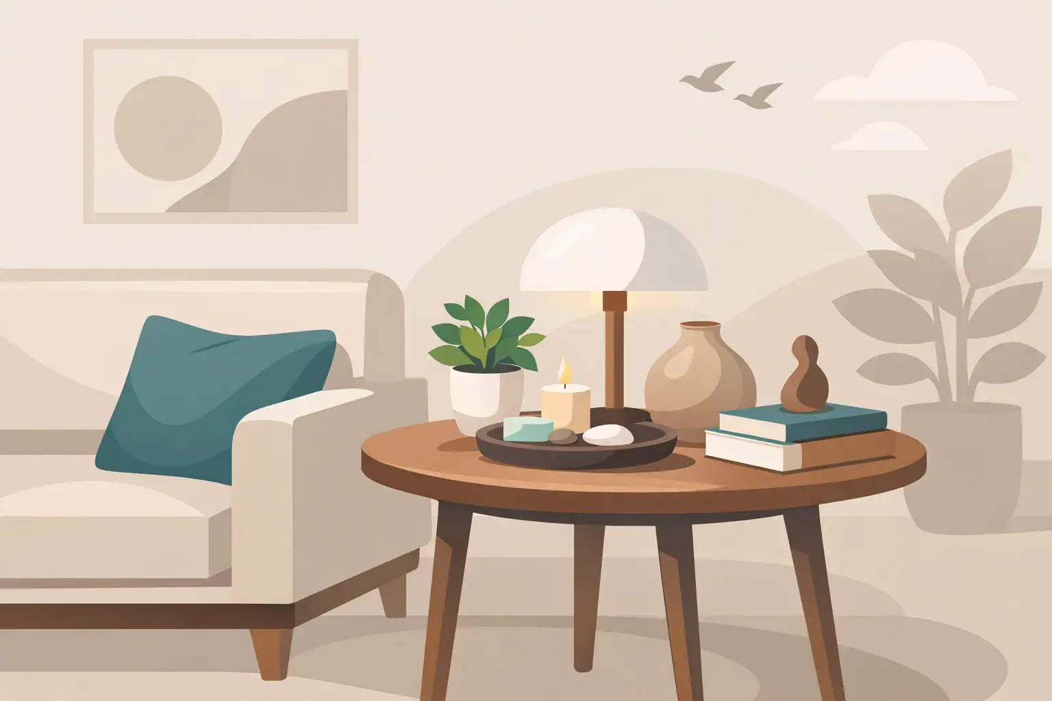 8 melhores objetos para mesa lateral da sala