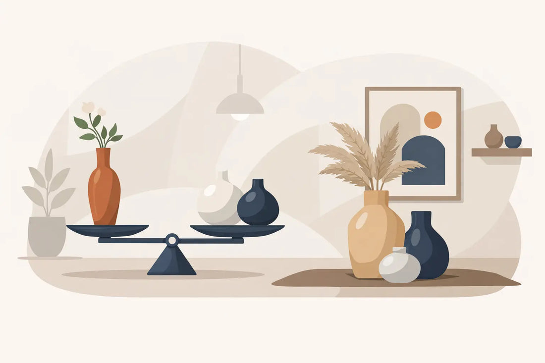 Como usar vaso na decoração com equilíbrio