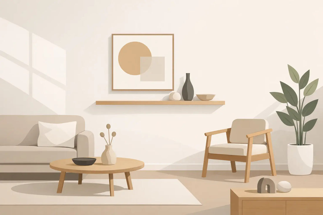 Ideias de decoração com poucos objetos