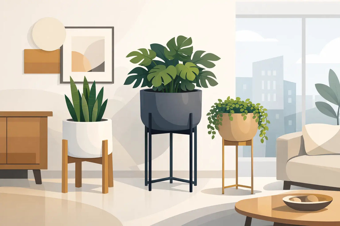 Cachepot moderno para plantas em casa