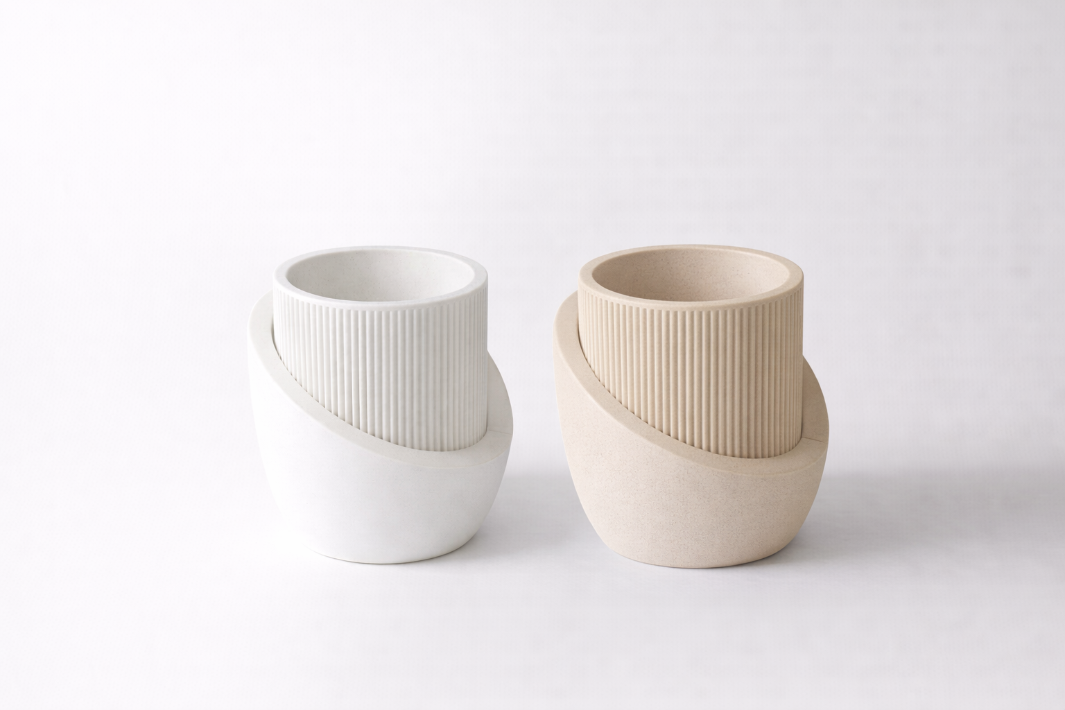 Vaso auto irrigável Japandi