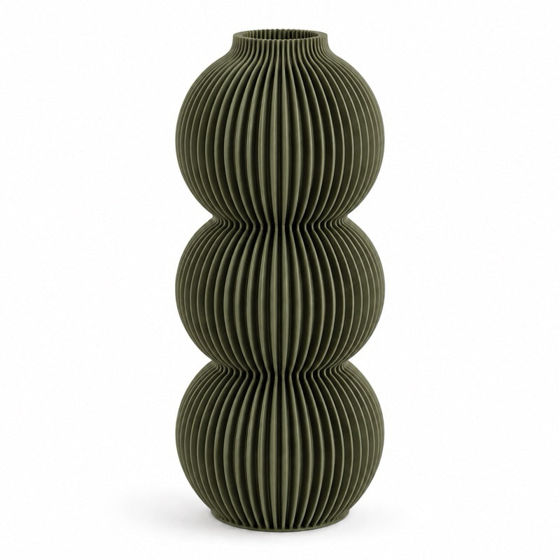VERDEO Coleção Malabarista Vaso Decorativo Bolha Tripla Moderno