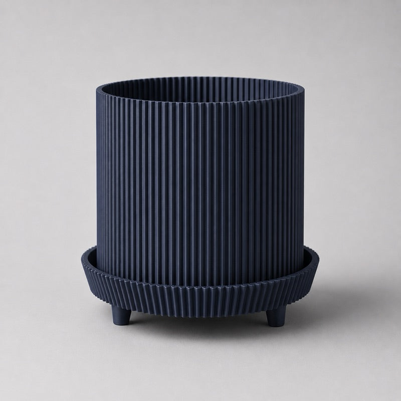 VERDEO Coleção Guarda-Chuva Vaso Decorativo Canelado Minimalista
