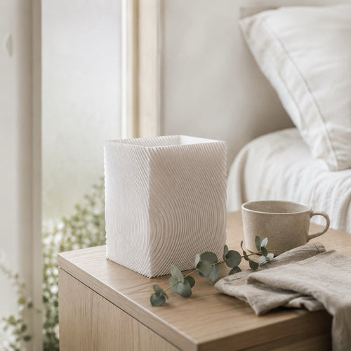 VERDEO Vaso Decorativo Geométrico Moderno Coleção Caixa | Minimalista para Sala, Quarto e Escritório