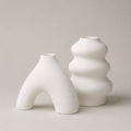 VERDEO Coleção Duna Kit Vasos Decorativos Modernos para Sala e Escritório