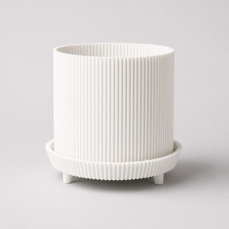 VERDEO Coleção Guarda-Chuva Vaso Decorativo Canelado Minimalista